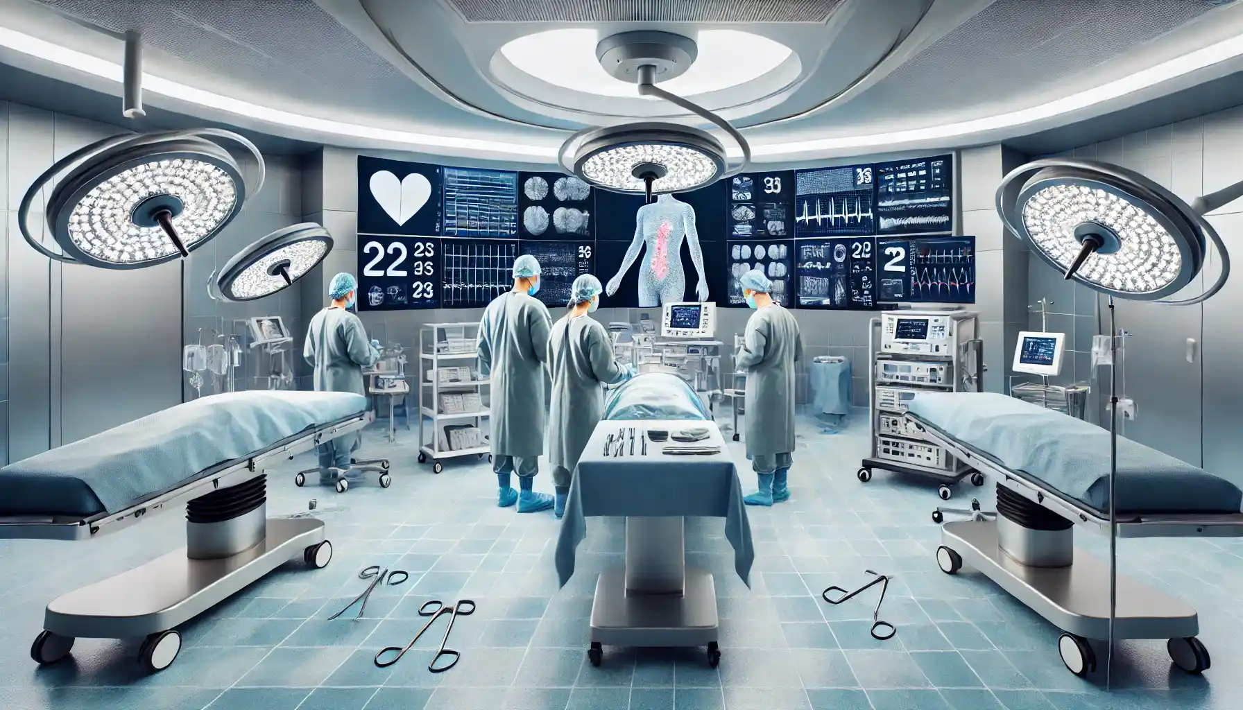 A state-of-the-art surgical suite designed for abdominoplasty procedures, showcasing advanced medical technology. 